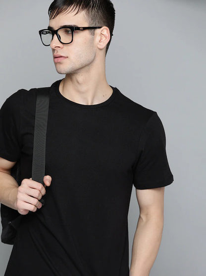 Plain Black Regular T-shirt