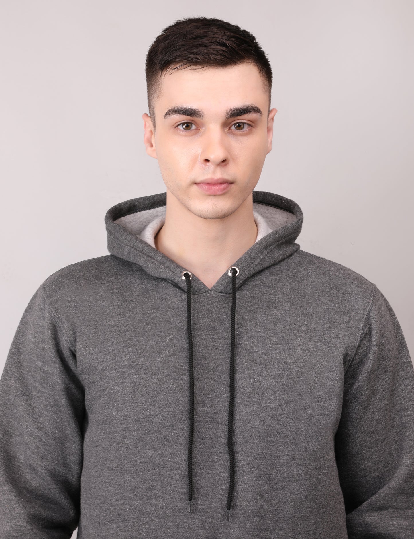 Dark Grey Non Zipper Hoodie