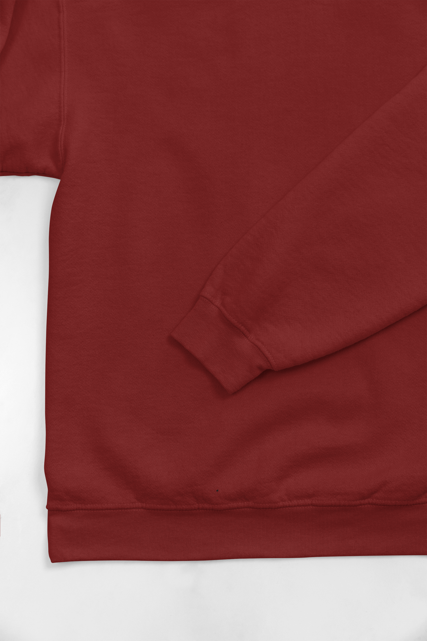 Full sleeve solid men Maroon sweatshirt